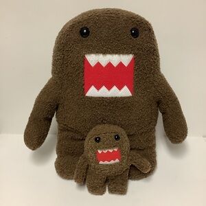 Domo Plush Set- Jumbo 18" & Small 7" Stuffed Animals - READ INFO